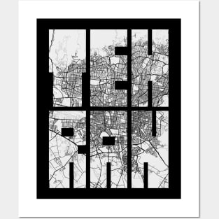 Tehran, Iran City Map Typography - Light Posters and Art
